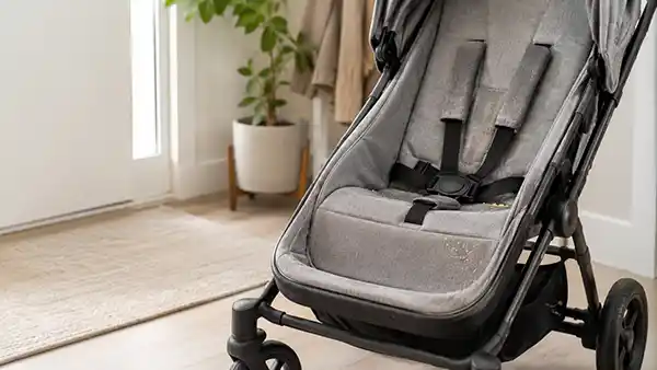 Clean baby buggy ready for professional buggy cleaning enquiry